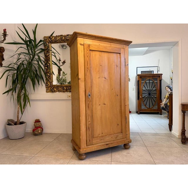 Farmhouse Cabinet in Natural Wood For Sale - Image 4 of 18