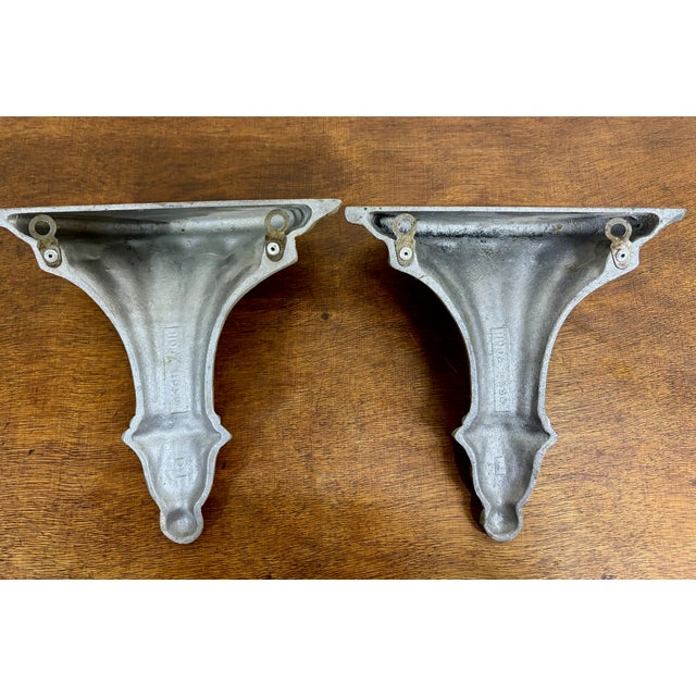 Vintage Hoda H050 Neoclassical Style Wall Shelves Corbels - Pair For Sale - Image 10 of 10