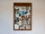 1970s Mid-Century Modern Walnut Wall Mirror With Carved Geometric Details For Sale - Image 4 of 13