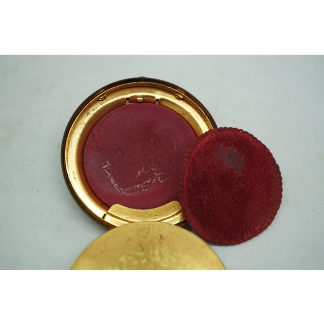 2 Antique Art Deco Celma Company Flapper Rouge Powder Makeup Compacts For Sale - Image 17 of 18
