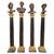 Black Marble Columns with Gilt Bronze Mounts and Roman Emperor Busts, 1898, Set of 4 For Sale - Image 11 of 11