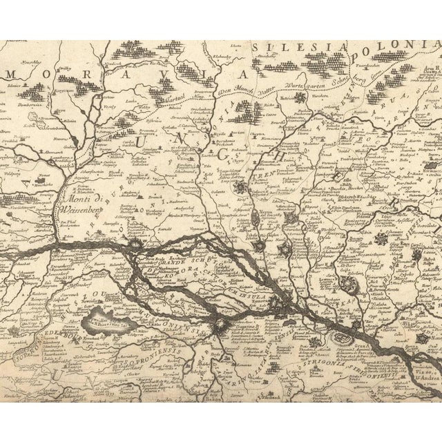 Map by Enzo Mari, 1690s For Sale - Image 3 of 6