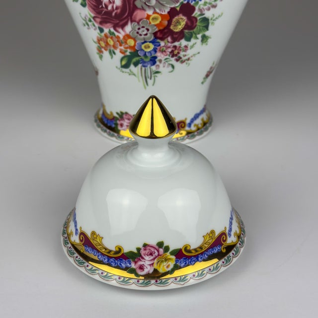Vintage Porcelain Ginger Jar, Limoges, France, 1970s For Sale - Image 6 of 18