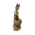 Chinese Rustic Wood Sitting Bodhisattva Kwan Yin Tara Buddha Statue For Sale - Image 3 of 6