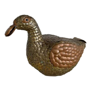 Large Sergio Bustamante Style Vintage Metal Sitting Duck