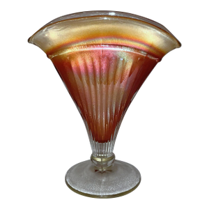 Early 20th Century Dugan Carnival Glass Vase