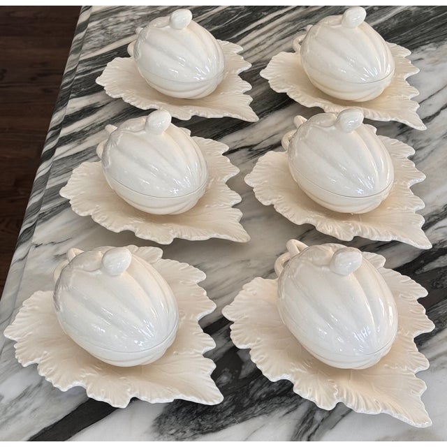 Wedgwood Etruria Dysart Pattern Individual Autumn Soup Tureens - Set of 6 For Sale In Seattle - Image 6 of 17