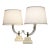 1930s Art Deco Streamline Moderne Stepped Marble Chrome Table Lamps by Donald Deskey - a Pair For Sale