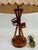 Mid-Century Modern Mid-Century Modern Wood Table Lamp With Pleated Shade For Sale - Image 3 of 10