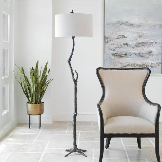 Newly Made Spruce Floor Lamp For Sale In Sacramento - Image 6 of 6