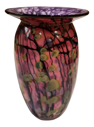 Texas Art Glass Vase By