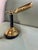 Metal Late 20th Century Stone & Brass Positional Desk Lamp For Sale - Image 7 of 10