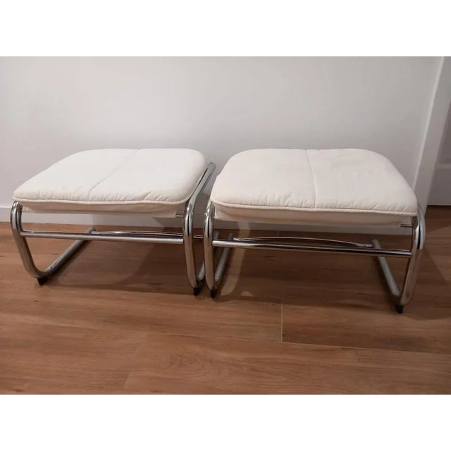 Set of Bauhaus Style Footstools, 1970s For Sale - Image 11 of 11