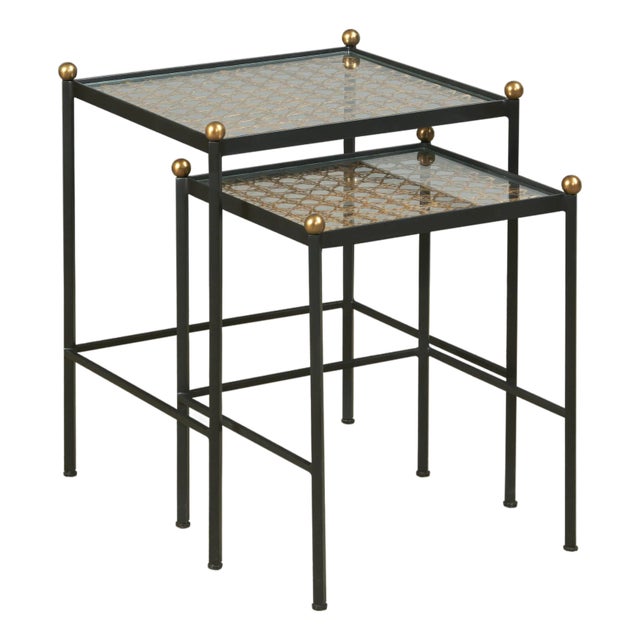 Thomas O'Brien for Century Furniture Tom-Tom Nesting Side Table - 2 Pieces For Sale