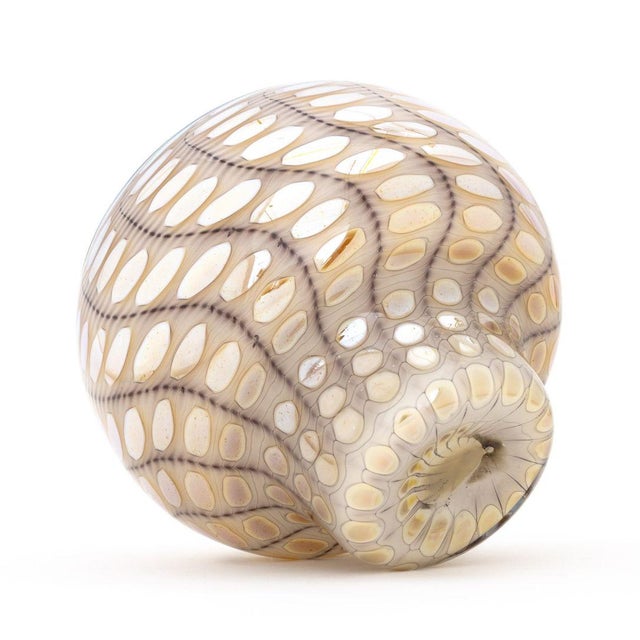 2000 - 2009 Tom Philabaum Iridescent Glass Vase, 2006 For Sale - Image 5 of 7