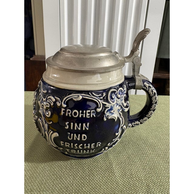 German Stoneware Beer Stein by Reinhold Merkelback "3081", Mid-20th Century