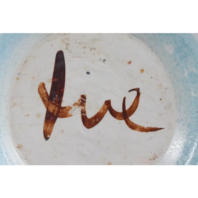 Large Danish Ceramic Bowl by Tue Poulsen, 1980s For Sale - Image 9 of 10