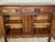 Antique French Provincial Solid Oak Buffet With Three Drawers, Circa 1900 For Sale - Image 4 of 12