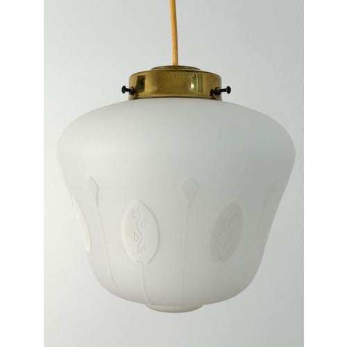 1940s Mid-Century Pendant Lamp from Asea, Sweden, 1940 For Sale - Image 5 of 16