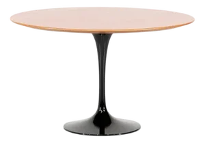 Tulip Table in Wood by Eero Saarinen for Knoll Studio, United States, 1958