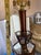 2000 - 2009 Hollywood Regency Mirrored Pagoda Style, Brass & Glass Accents Table Lamps, - a Pair For Sale - Image 5 of 12