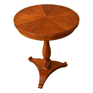 Biedermeier Side Table in Light Wood, 19th Century For Sale