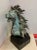 Original Bronze Mustang Bust Sculpture With Verdigris Finish For Sale In West Palm - Image 6 of 12