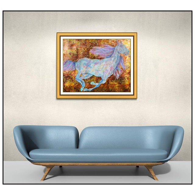Message us to inquire about custom framing options! (Included for free with every purchase) The artwork here, "Horse Of...