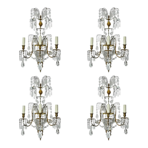 Set of Four 19th Century Baltic Neoclassical Sconces