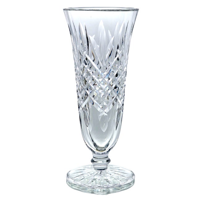Late 20th Century Edinburgh Crystal “Star of Edinburgh” Signed Cut-Glass Champagne Flute, 6.5" For Sale In San Francisco - Image 6 of 18