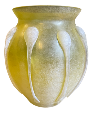 Vintage Scavo Murano Glass Vase, 1970s