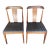 1960s Mid Century Scandinavian Teak Dining Room Chairs - Pair For Sale
