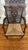 Wood 1960s Set of 4 Antique British Chippendale Oak Armchairs With Carved Backs & Rush Seats For Sale - Image 7 of 12