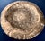 This monumental 18.5" Mid-Century Modern Brutalist cast volcano centerpiece bowl is an exceptional specimen of vintage...