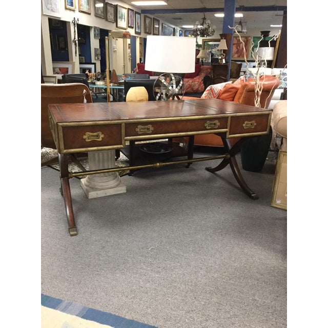 Thomasville Ernest Hemingway Campaign Style Desk Chairish