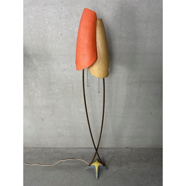 Vintage Fiberglass Floor Lamp by Carl Auböck, 1950s For Sale - Image 14 of 14
