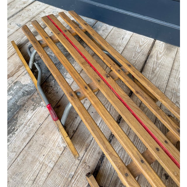 Vintage Steering Sled, 1930s For Sale - Image 9 of 18
