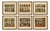 Albert Charles Auguste Racinet, Persian Costume & Interior, 1888, Chromolithograph, Set of 6 For Sale