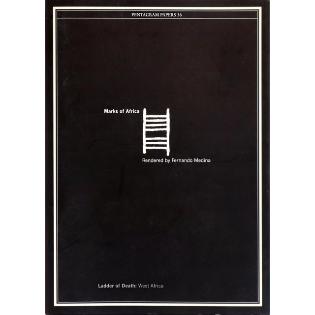 2006 American Graphic Design Publication Pentagram Papers 36 - Marks of Africa, Rendered by Fernando Medina For Sale - Image 6 of 6