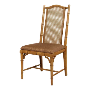 Century Furniture VIntage Faux Bamboo Side Chair
