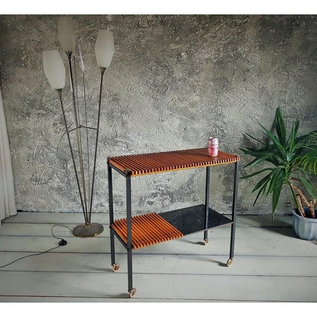 Danish Teak Bar Wagon, 1950s For Sale - Image 10 of 18