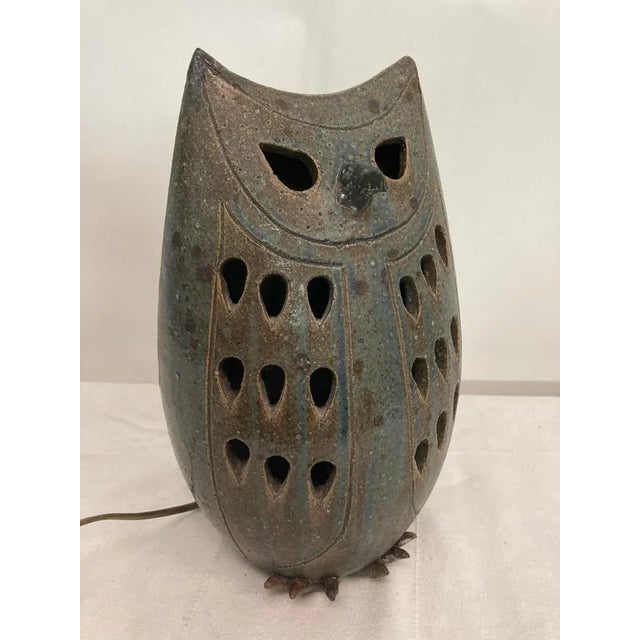 Ceramic Ceramic Lamp from Alain Blanchard, 1970s For Sale - Image 7 of 7