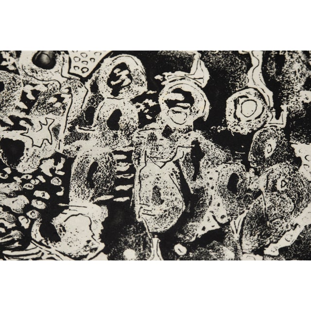 "The Outsider" - Original 1989 Screen Print by Jane Leddy For Sale In Monterey, CA - Image 6 of 6