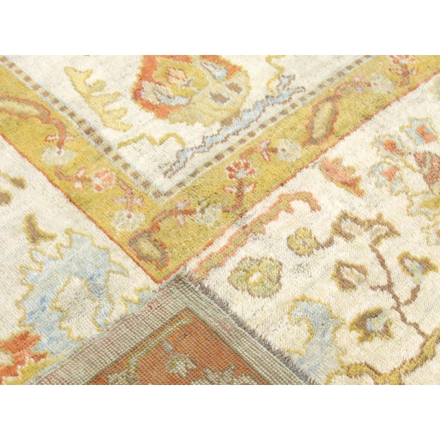1920s Turkish Oushak Rug For Sale - Image 4 of 6