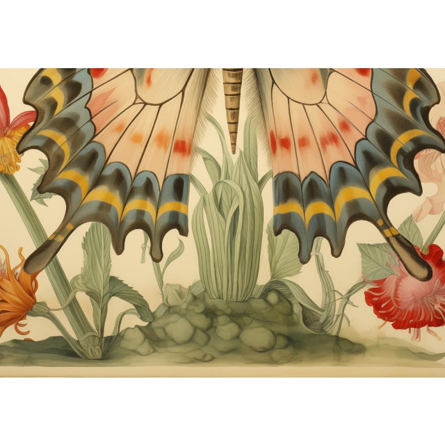 French Provincial Butterfly and Flowers No. 20 – Natural History Fine Art Print For Sale - Image 3 of 5