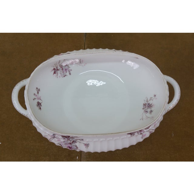 Mid 20th Century Haviland Limoges France Soup Serving Schleiger 1152-5 Torse Tureen 13" For Sale - Image 10 of 17