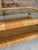Tan Vintage Coastal Organic Modern Rattan Wrapped Cane Coffee Table With Glass Top For Sale - Image 8 of 12