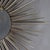 Vintage MCM Silver Gilt Metal Sunburst Mirror Unsigned C1970 For Sale - Image 9 of 9