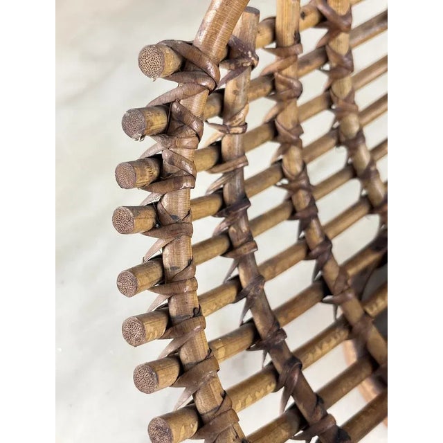 Light Yellow Bamboo Baskets, Italy, 1960s, Set of 3 For Sale - Image 8 of 13