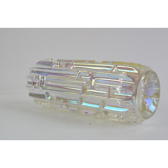 1960s Vintage Glass Vase from Frantisek Vizner, 1960s For Sale - Image 5 of 8